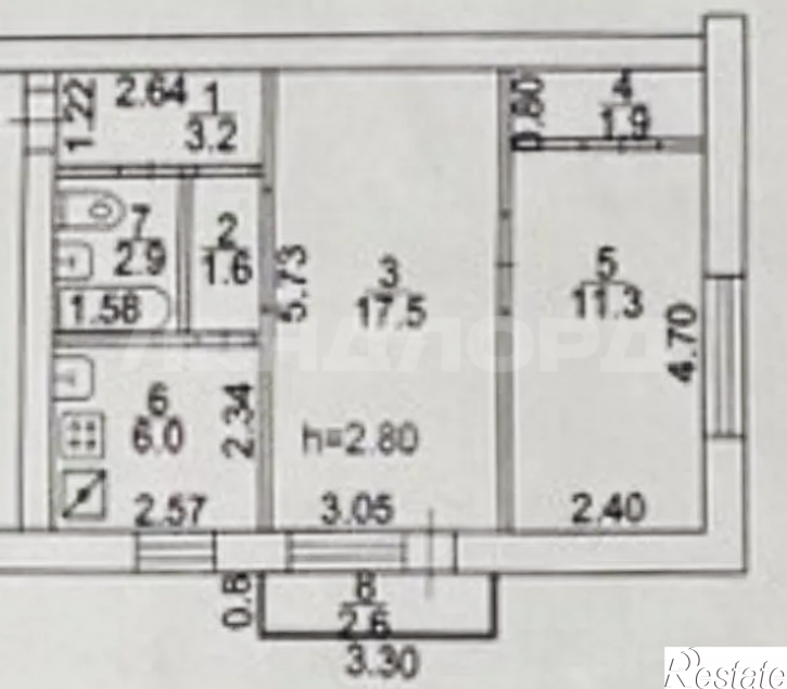 2-комн квартира улица Макаренко, 6