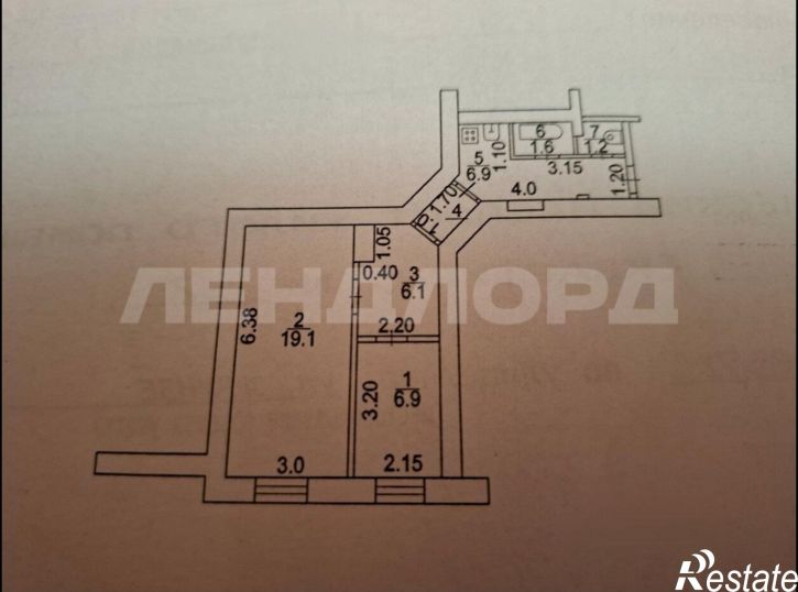 3-комн квартира улица Просвещения, 70